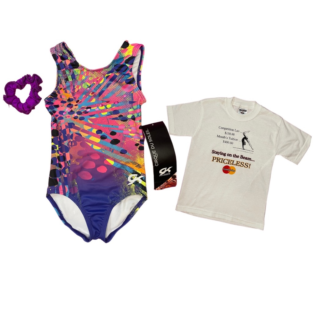 Gymnastics girls brand new leotard sz Small